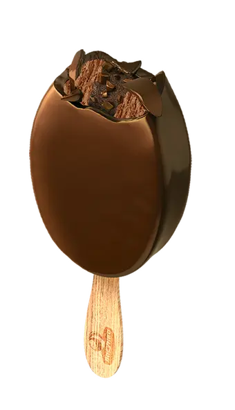 Lasunka ice-cream Eskimo “Lev” coating with triple chocolate