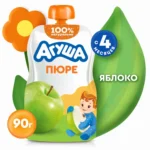Агуша детское пюре яблоко,90гр - Agusha apple baby puree, 90g 3 yabloko2