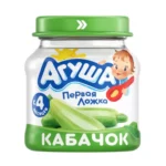 Агуша пюре детское овощное Кабачок, 80г - Agusha baby vegetable purée zucchini, 80g 3 kabacok