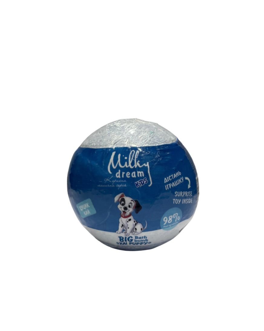 Milky Dream Bath Bomb Kids Big Puppy Kai, 190 g
