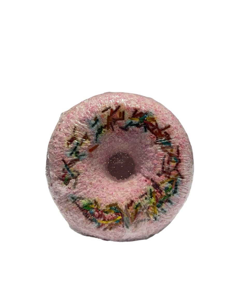 Milky Dream Effervescent Bath Product Foamy Donut Raspberry and Blueberry 140 g