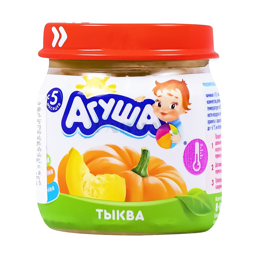 Агуша пюре детское тыквенное 80г – Agusha pumpkin baby puree 80g