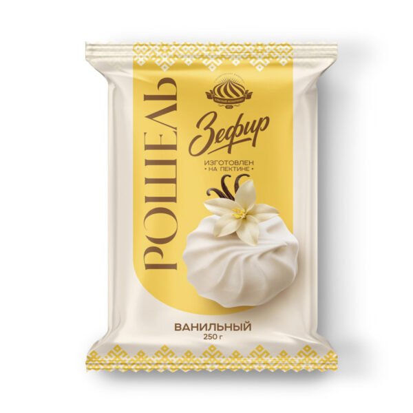 KM Зефир «Рошель» Бело-розовый 250 гр – КМ Zephyr “Rochelle” White and pink 250G