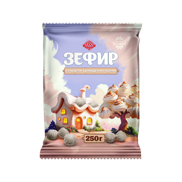 КМ Зефир со вкусом Ирландского крема 250гр – КМ Irish cream-flavored Zephyr 250G