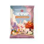 КМ Зефир со вкусом мандарина 250гр - KM Zephyr with mandarin flavor 250g 3 zefir mandarin mokap 600x600 1