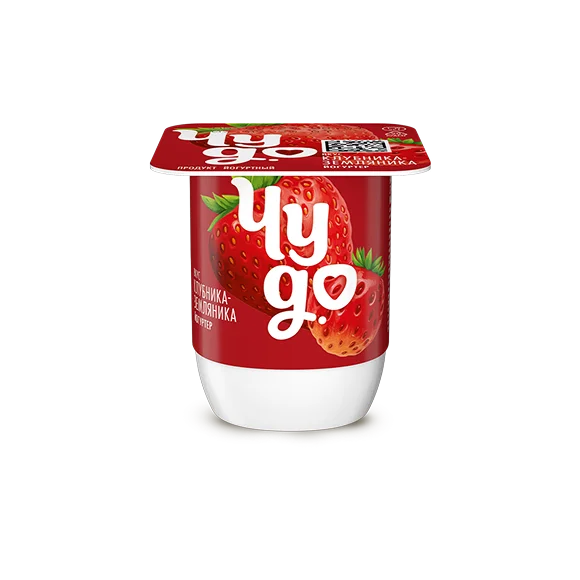 Chudo Thick yogurt Strawberry & Wild Strawberry — Yogurter 115G