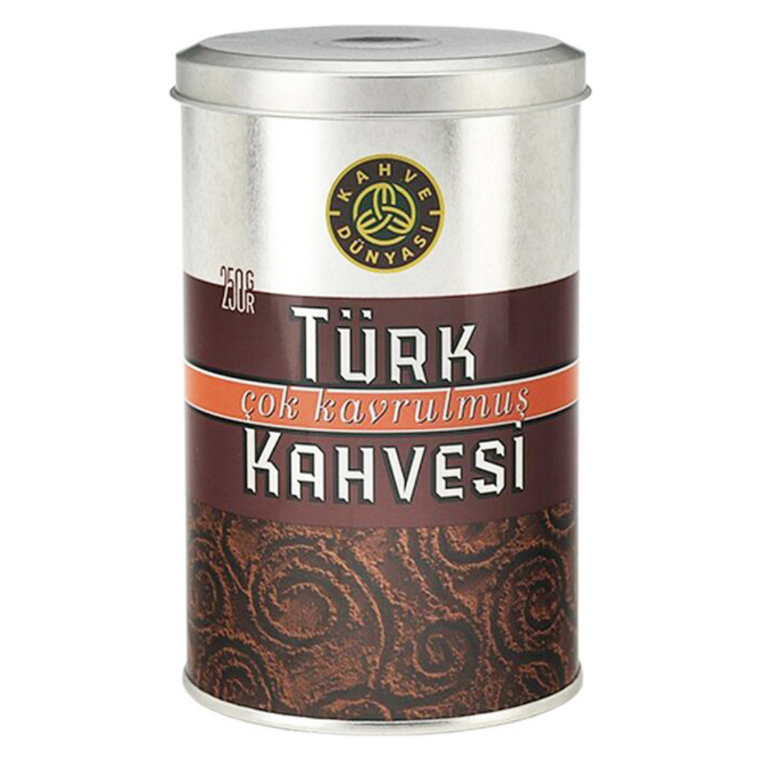 COFFEE WORLD TURKISH COFFEE FULL FRIED 250GR