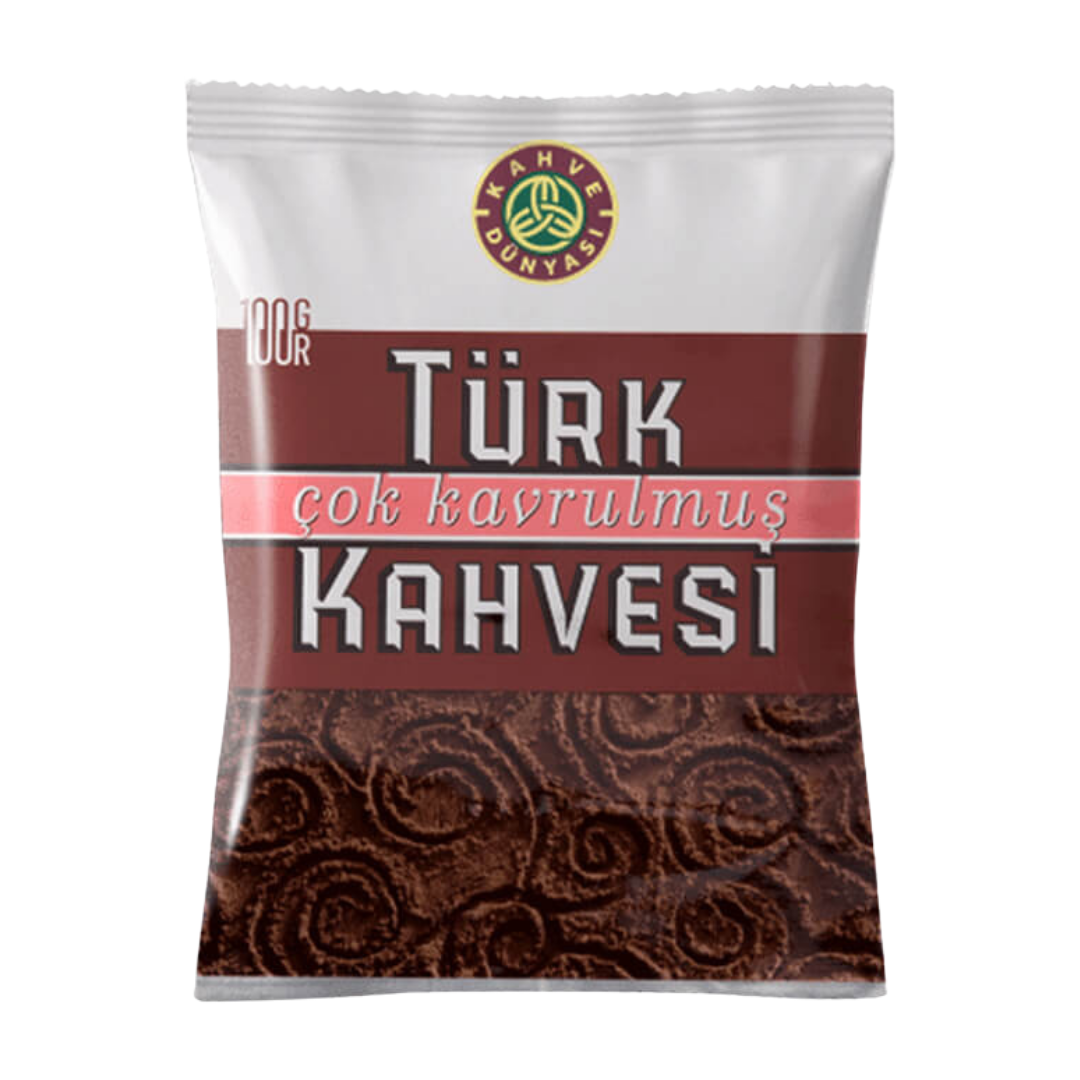 COFFEE WORLD TURKISH COFFEE FULL FRIED 100G