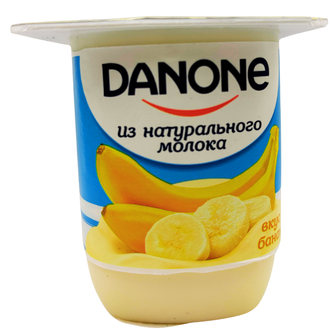 Danone – natural milk with banana flavor 100 gr