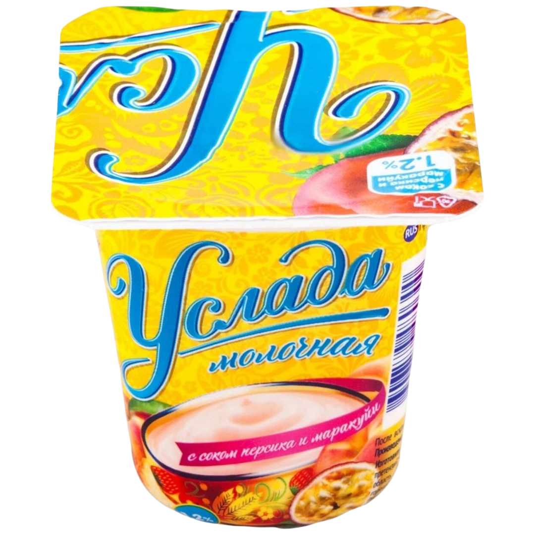 Uslada – yogurt with peach 95 gr
