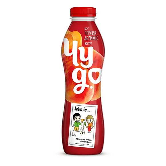 Chudo Drinking yogurt Peach-Apricot 260G