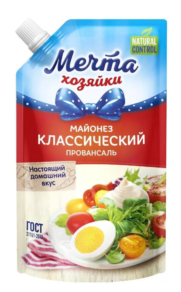 МЕЧТА ХОЗЯЙКИ МАЙОНЕЗ КЛАССИЧЕСКИЙ ПРОВАНСАЛЬ 350мл-MECHTA XOZAYKI CLASSIC PROVENCAL MAYONNAISE 350ml 1 klassik