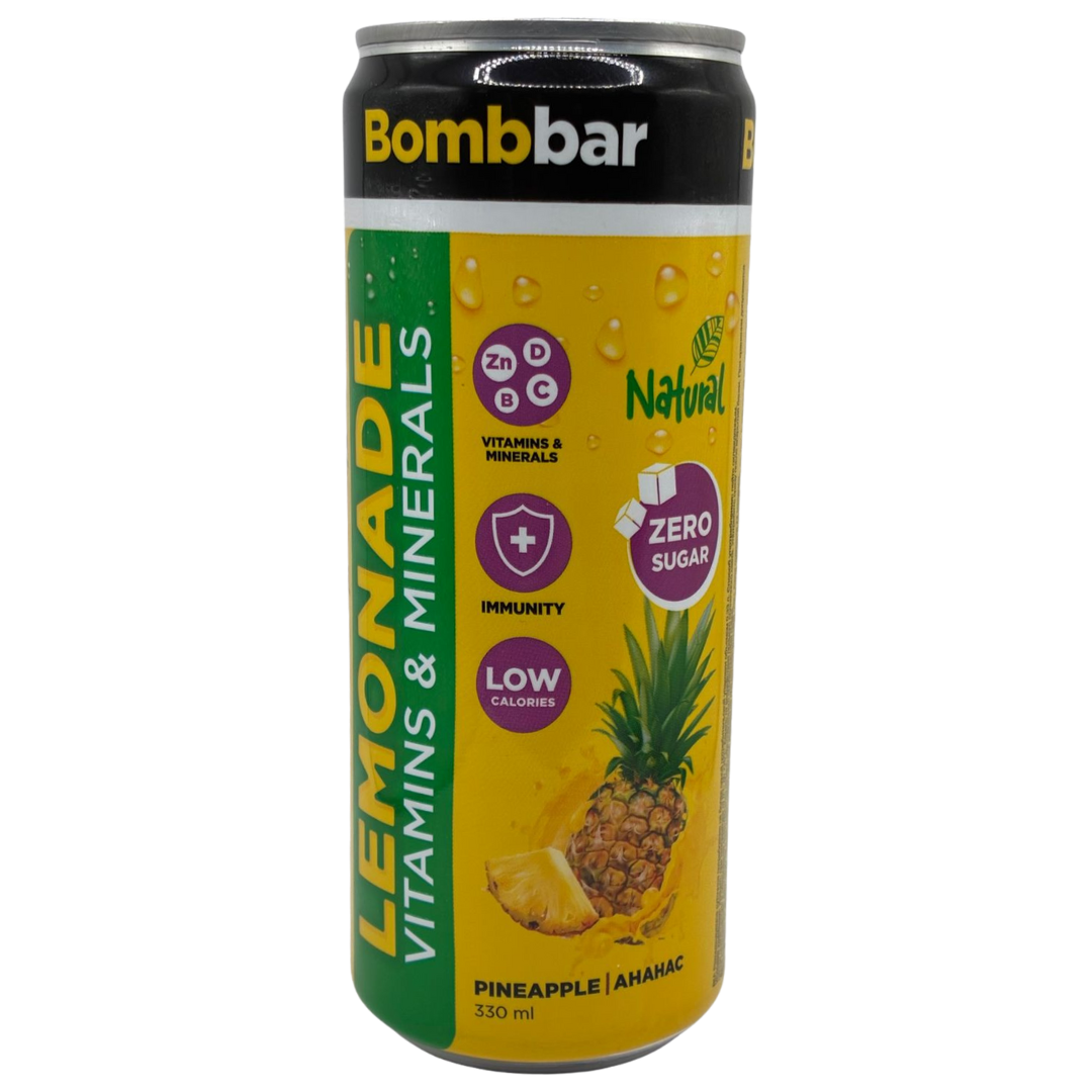 BOMBBAR – LEMONADE VITAMINS MINERALS PINEAPPLE 330ml