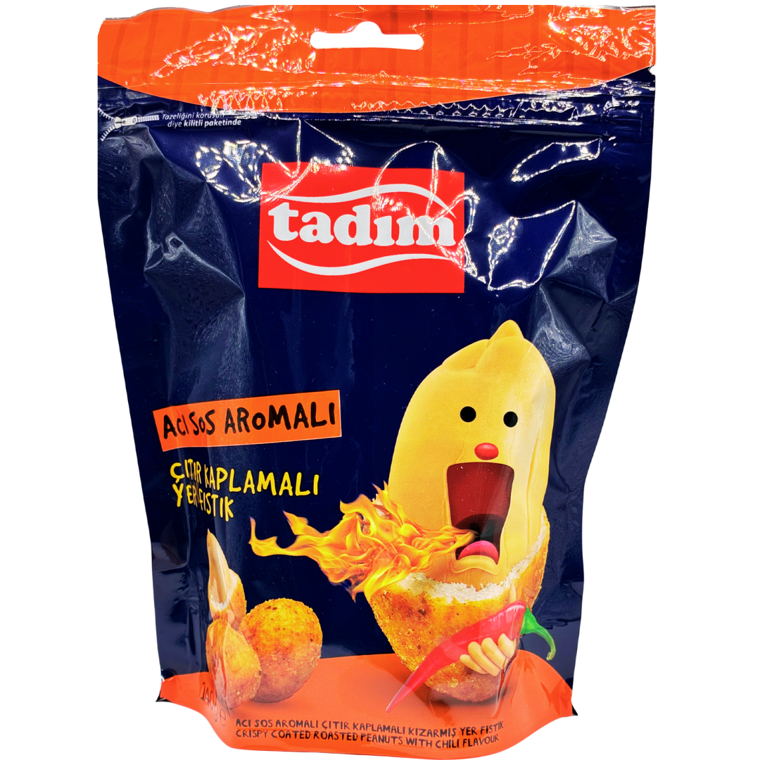Tadim – CRISPY COATED ROASTED PEANUTS WITH CHILI FLAVOUR 140gr