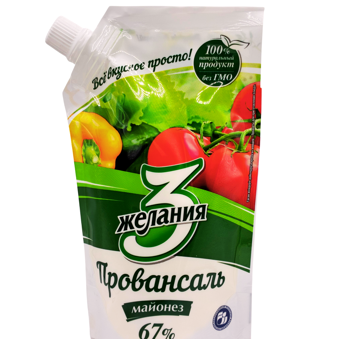 3 WISHES PROVENCAL MAYONNAISE 67% 190gr