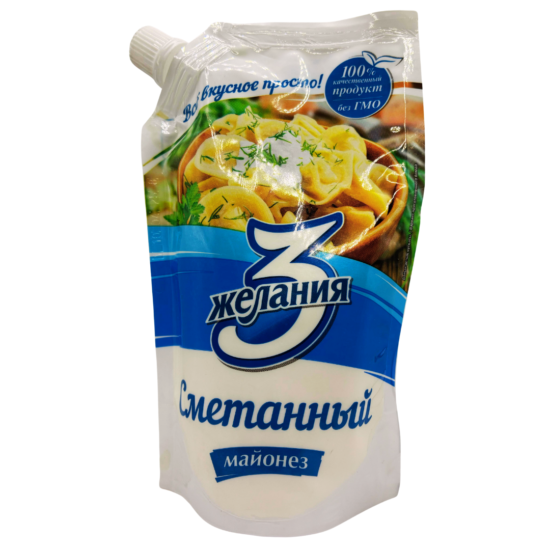 3 WISHES SOUR CREAM MAYONNAISE 190gr