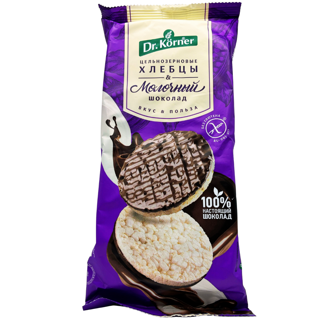 DR KORNER WHOLE GRAIN CRACKERS WITH CHOCOLATE 67 gr