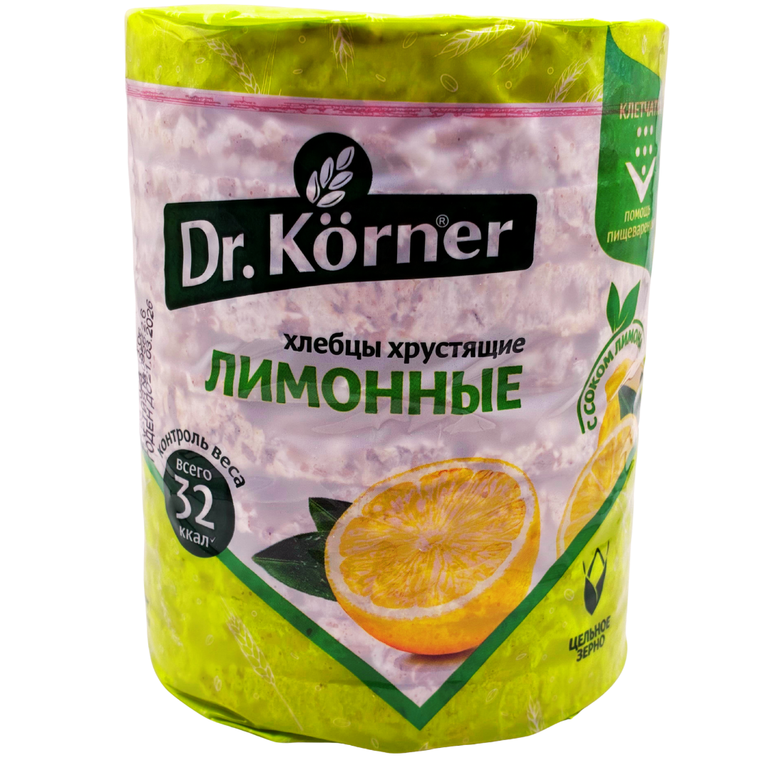 DR KORNER CRUNCHY LEMON CRACKERS 100gr