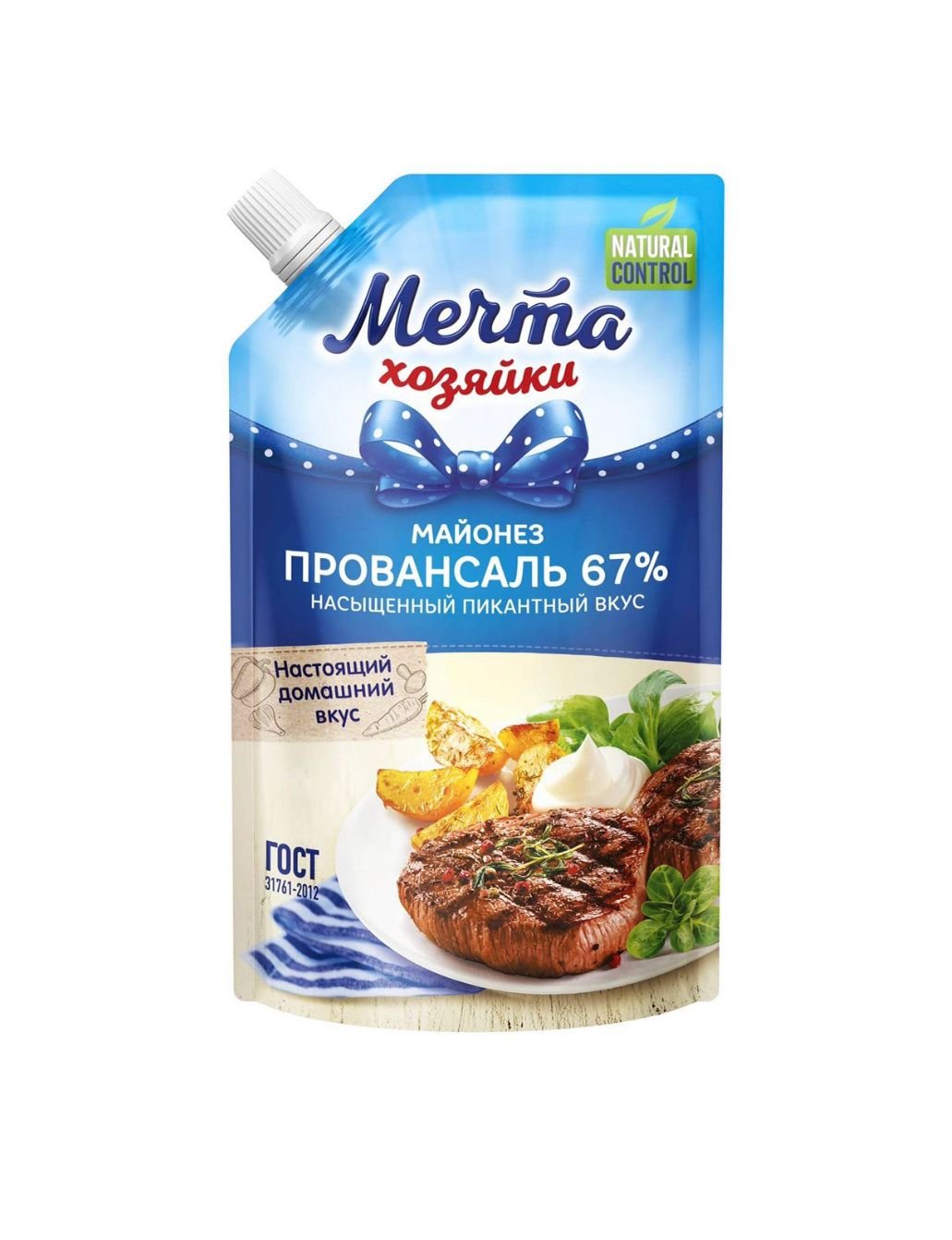 Майонез мечта хозяйки Провансаль 67% 190гр – “Mecta Hozayki” Provencal Mayonnaise 67%  (190g)