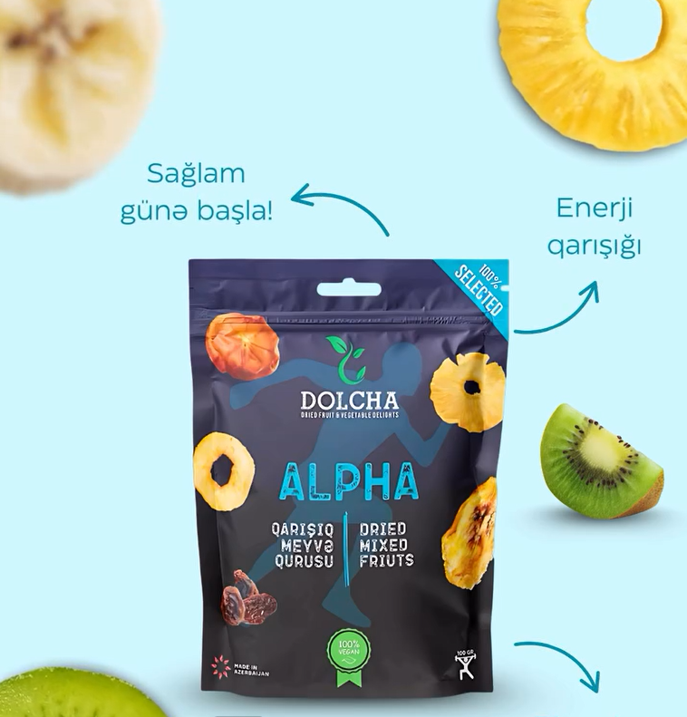 DRIED MIXED FRUITS 100 G