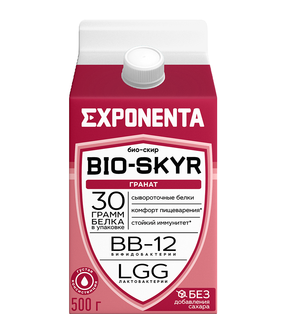Exponenta Bio-Skyr Pomegranate 30g Protein 500g
