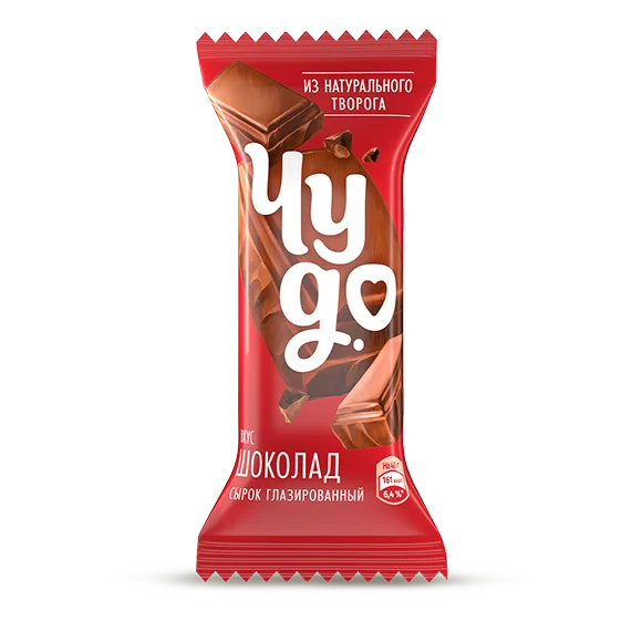 Chudo Chocolate-glazed curd snack 40G
