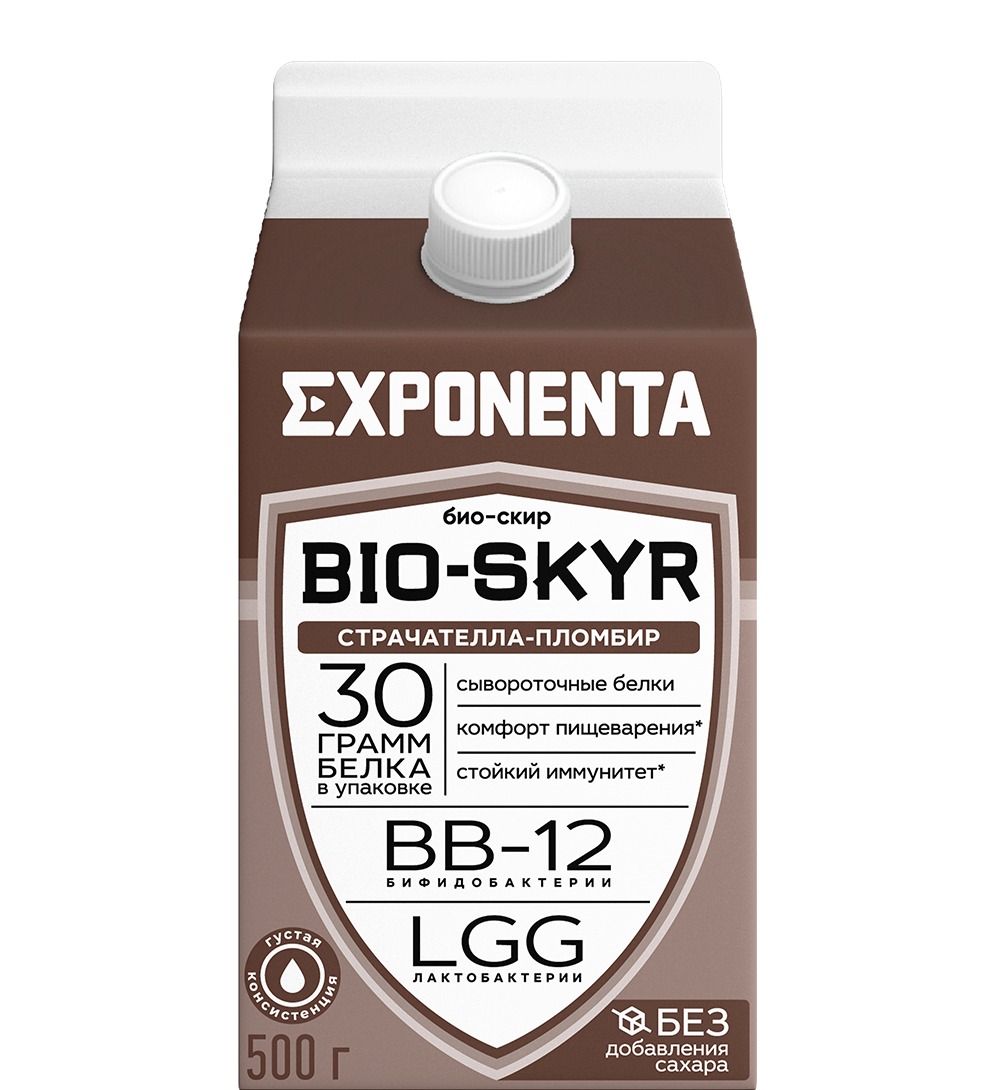 Exponenta Bio-Skyr strachella plombir 30 Protein 500G