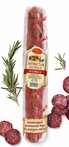 Sevimli Dad “Zernistaya” dry-smoked sausage, 550g Non Halal