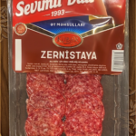 Sausage Sevimli Dad Zernistaya Premium raw smoked 90g (Non Halal) 2 zer90g