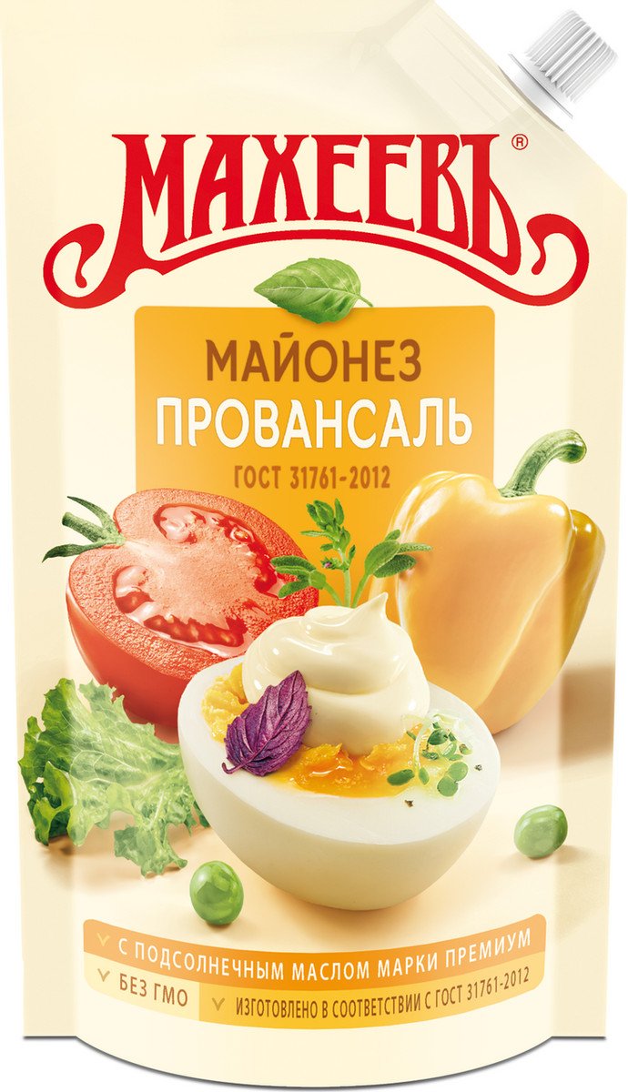 Махеевъ Майонез «Провансаль» 50,5% 380гр — Makheev «Provençal» Mayonnaise 50.5% 380g