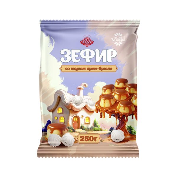 KM Зефир Рошель Крем-брюле 250гр — KM Zephyr Roshell Creme Brulee 250g